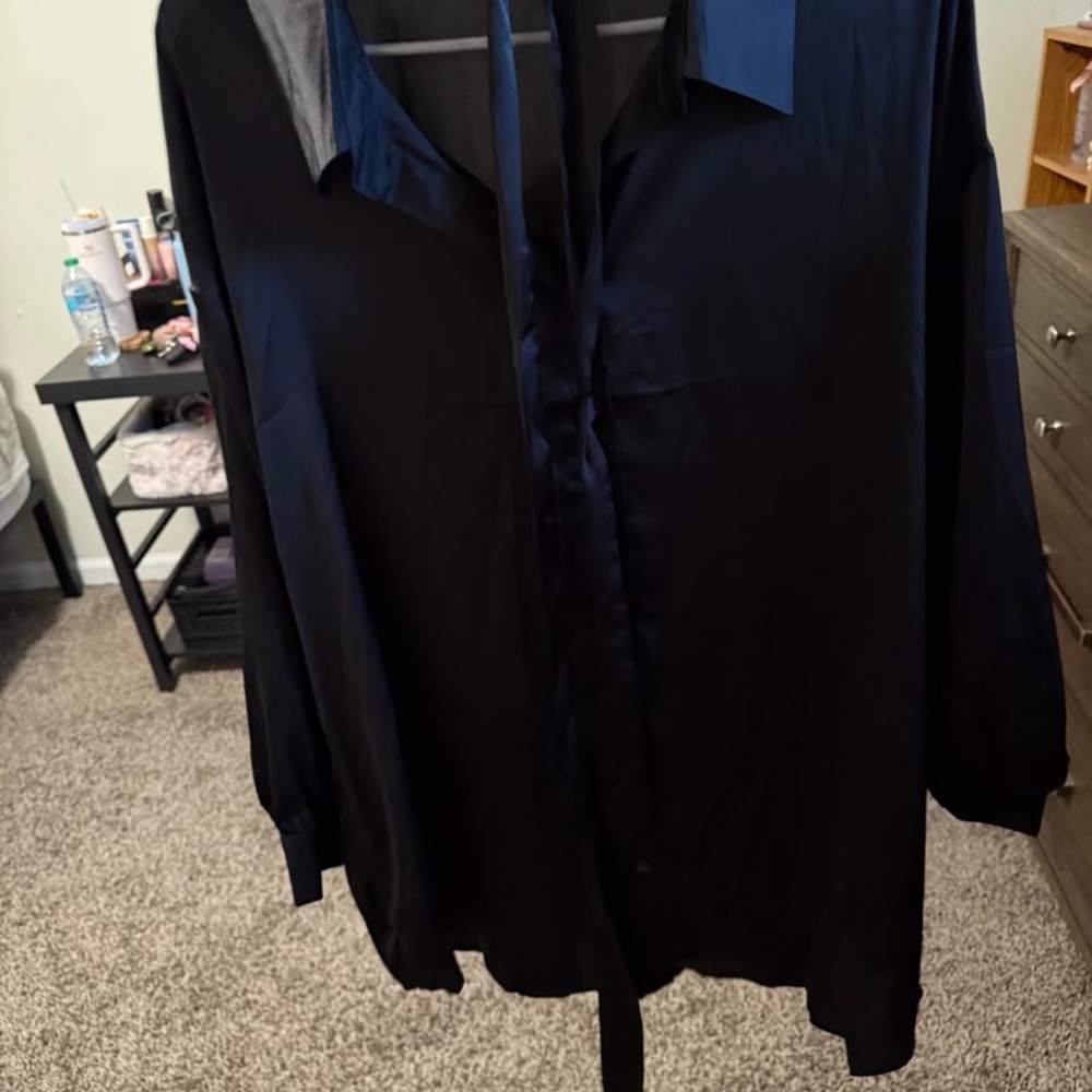 SHEIN Black Shirt Dress